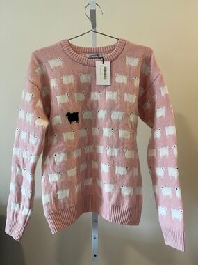 Warm & Wonderful "Diana Edition" Wool Sheep Sweater